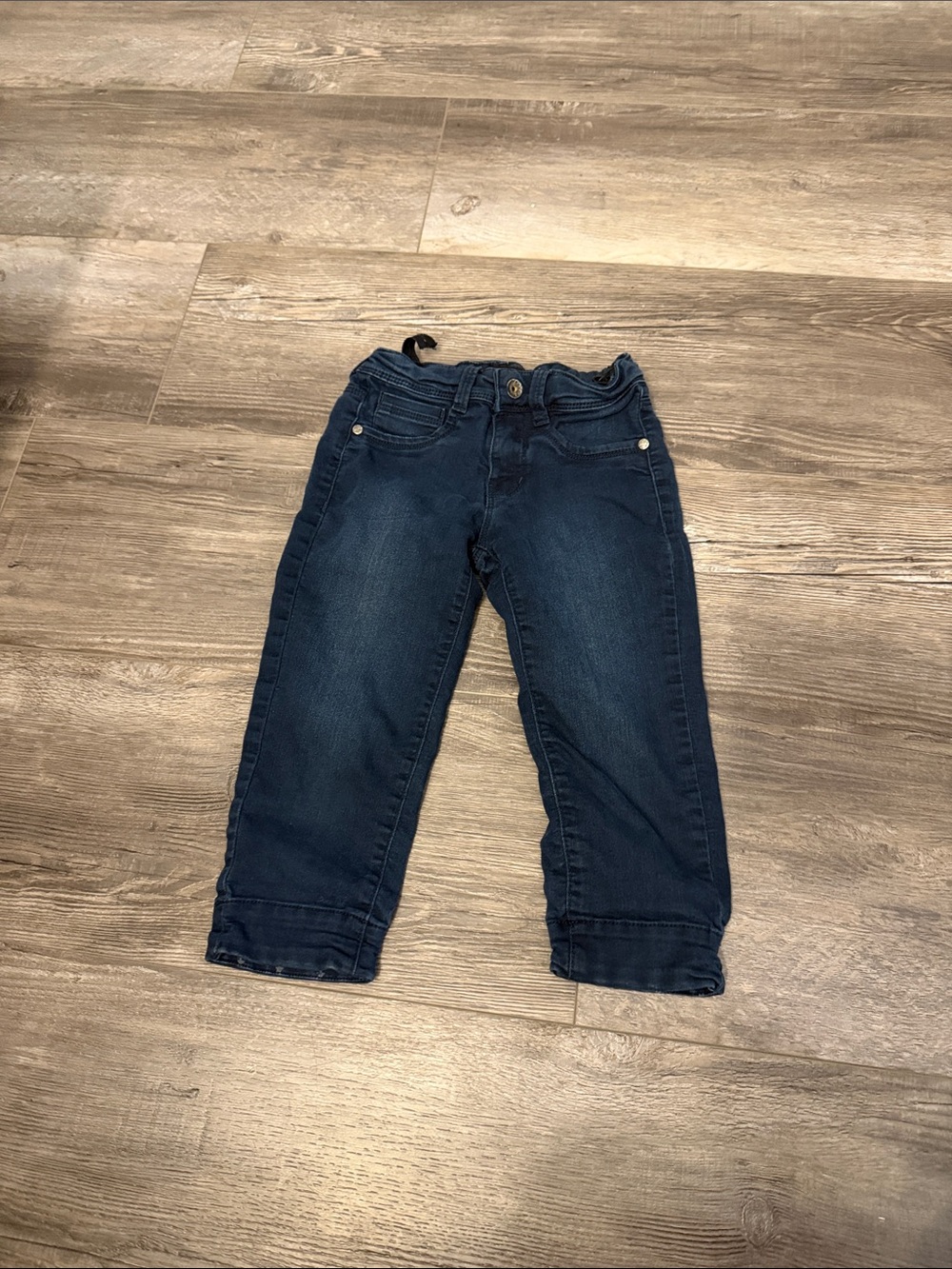 Urban Star Kids Dark Blue Denim Stretch Pants